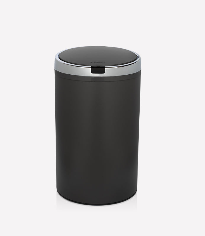 Poubelle Automatique Avec Capteur - 30 Ou 40 Litres, Acier Inox Argenté Ou Noir, Moderne
